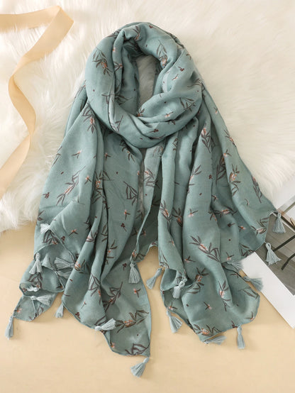 Bohemia Flower woman scarf