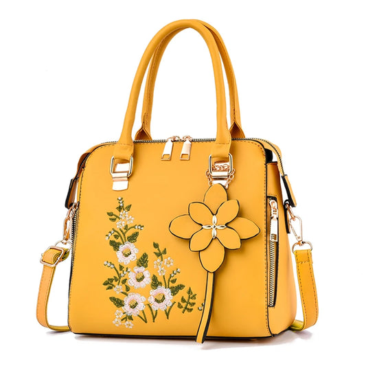 Floral Detail Shoulder Bag